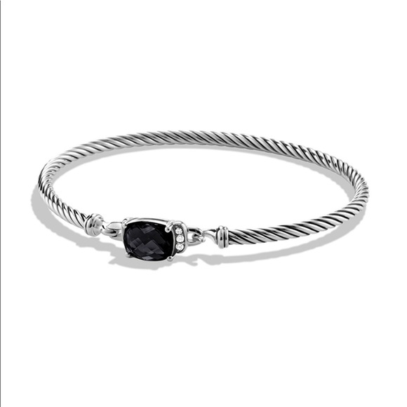 David Yurman Petite Wheaton Bracelet with Diamonds - Picture 6 of 7